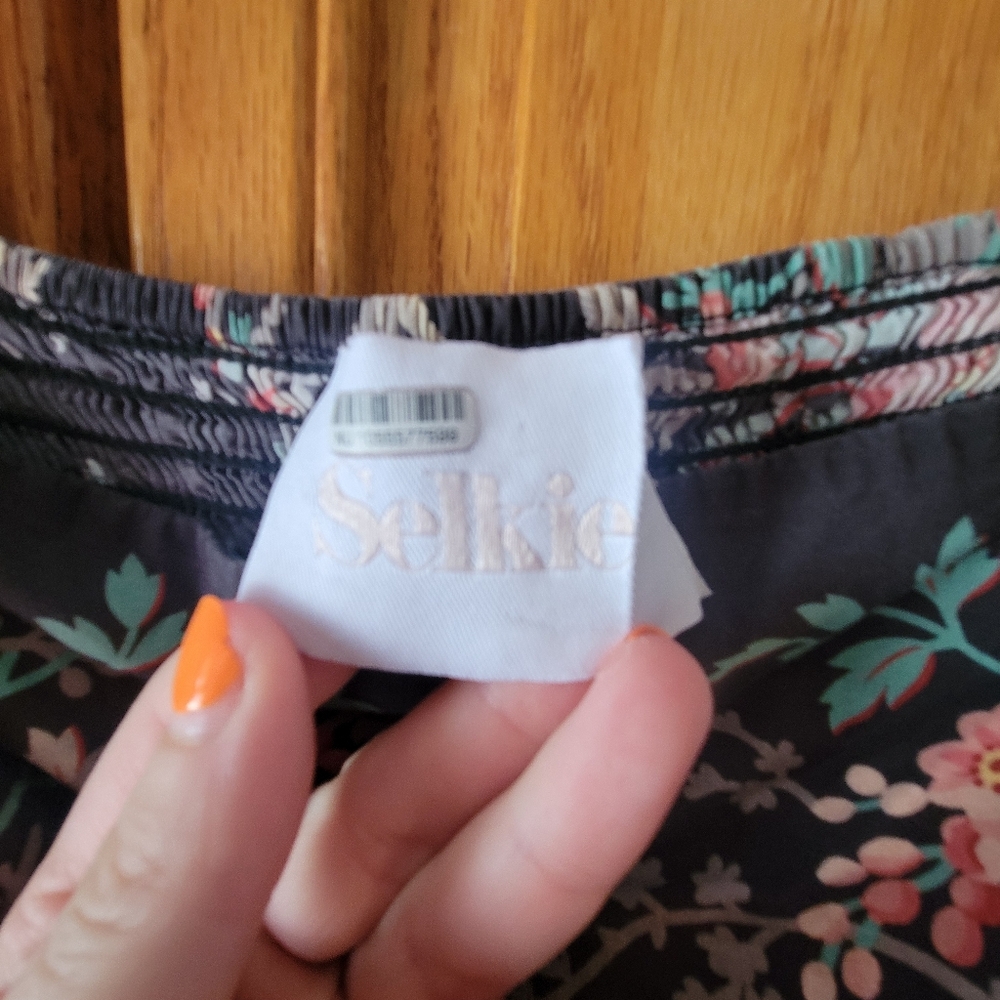 Selkie Black Floral Jumpsuit - Picture 4 of 4